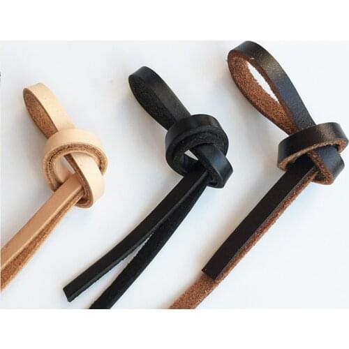 10 meters Brown black cowhide rope genuine leather cowhide rope - knife handle knitted knife rope knife lanyard 5mm