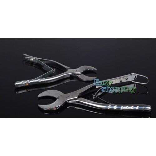 2pcs Dental Lab Steel Plaster Shears Scissors New (L:8/20cm+S:6.3"/16cm)