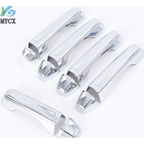 2019 Fit For Jeep Wrangler JL 2018-2019 Car ABS 10pcs Carbon Fiber Style Door Handle Trim Cover