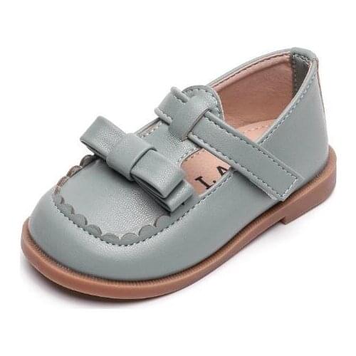 2021 childrens shoes childrens casual leather shoes solid color princess shoes fashion non-slip spring and autumn girls