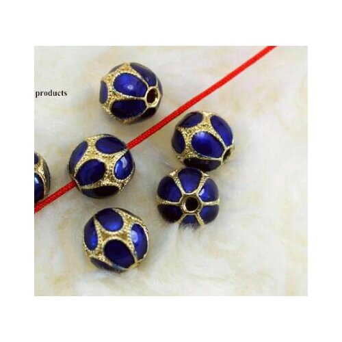 5pcs/lot Tibetan silver Dripping oil spacer Loose Spacer Beads for DIY Jewelry Making bracelet fgh5