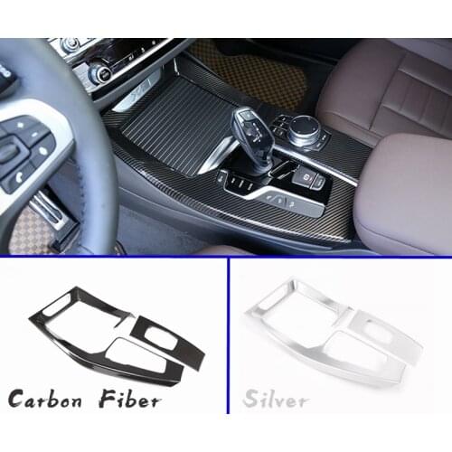 ABS Car Center Console Gear Shift Decoration Panel Cover Trim Accessories For BMW X3 X4 G01 G02 2018