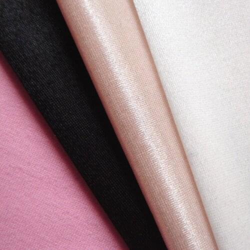 1 yard Luxurious Thin Spandex Stretch Shining Fabric French High Quality Trilobal Nylon Lining Knit Evening Dress Apparel Cloth