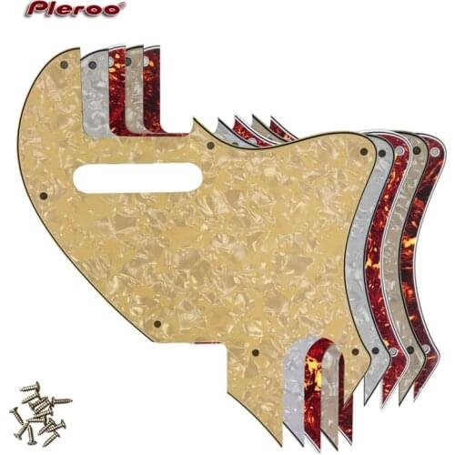 Pleroo Guitar Parts - For US Telecaster Tele F hole Hybrid Guitar Pickguard Scratch Plate Tele Conversion Support customization