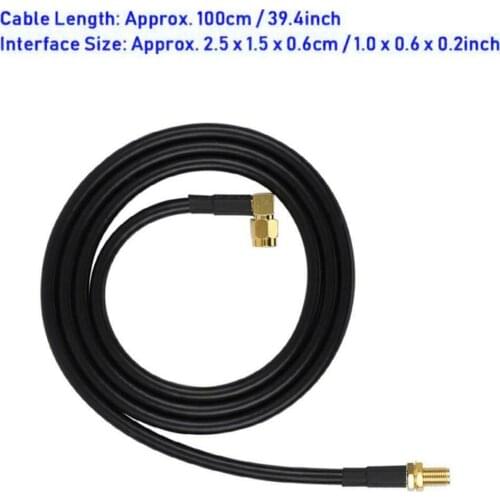 Coaxial Cable with SMA-Femal to Radio For Baofeng UV5R UV82 UV-9R Plus Walkie Talkie SMA Female to Male Antenna Cable