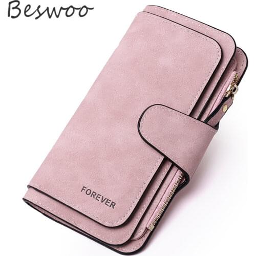 Wallet Women PU Leather Luxury Card Holder Clutch Casual Women Wallets Zipper Pocket Coin Organizer Wallet Money Purse