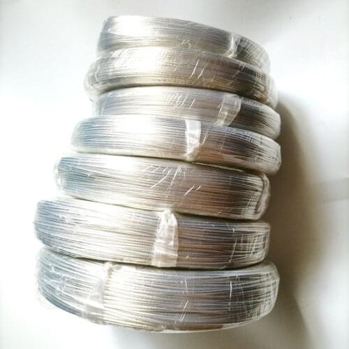 10M High Purity Silver Plated 6N OFC Wire Copper Cable For Hifi Audio DIY Amplifier Headphone Speaker cable
