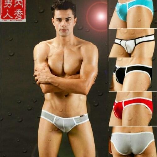 Mens underwear fashion sexy U convex Bag Mens Hipster briefs W3002SJ modal