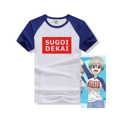 New Anime Uzaki-chan Wants to Hang Out! Uzaki hana cosplay t-shirt Uzaki-chan wa Asobitai! Unisex cotton t shirt tee tops