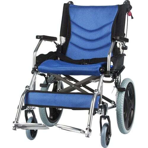 Load bearing strong aluminum alloy wheelchair portable folding corrosion resistance walking stick elderly mobility trolley