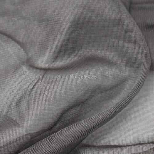 100% silver fiber Transparency Mesh Shielding Canopy Fabric
