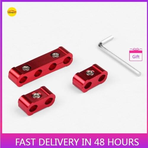 Car Modified Three Sets of Spark Plug Wire Divider Fixing Sleeve Ignition Wire Fixing Four-hole Wire Clamp 8mm 9mm 10mm