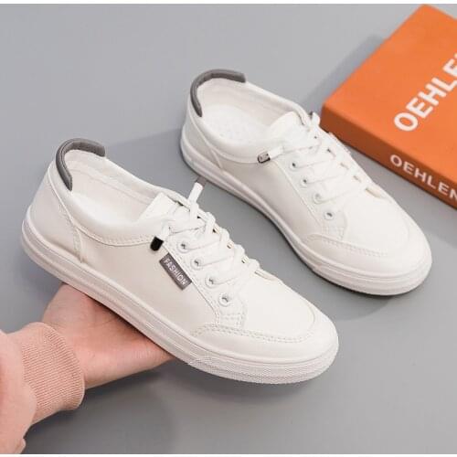 Womens Shoes New Summer Casual Shallow White Shoes Flat Shoes Korean Edition Students Board Shoes Dolce and Gabbana Sneakers