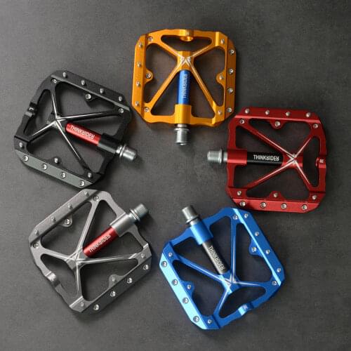 ThinkRider Flat Bike Pedals MTB Road 3 Sealed Bearings Bicycle Pedals Mountain Bike Pedals Wide Platform Accessories Part