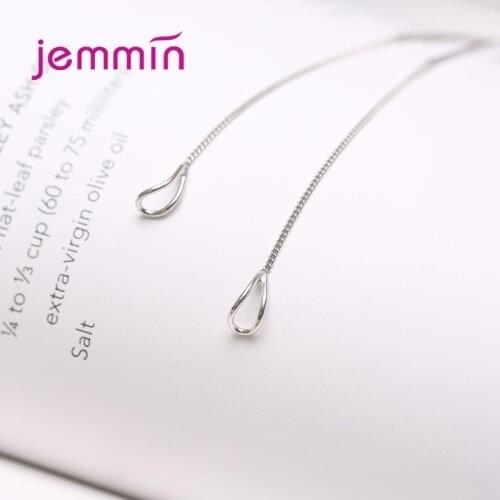 925 Sterling Silver Fashion Statement Drop Earrings For Women Girls Party 2021 Trend Valentines Day Gift Wholesale