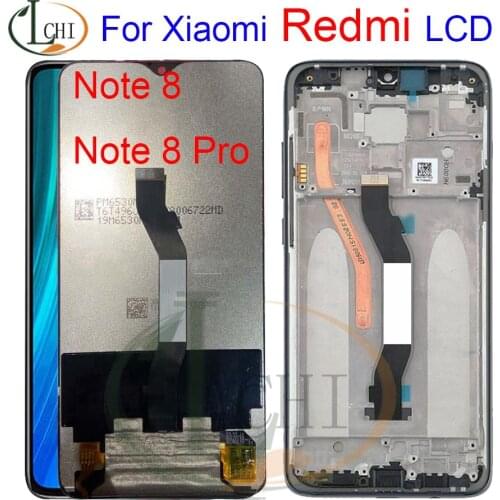 Original For Xiaomi Redmi Note 8 Pro LCD 8Pro M1906G7I Display Touch Screen Replacement For Redmi Note 8 LCD M1908C3JH Digitizer