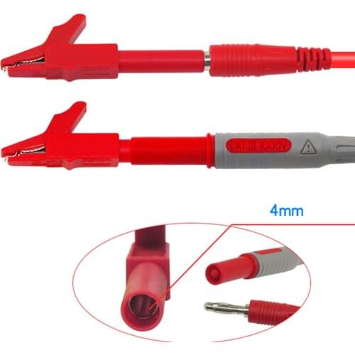 2 Pcs 300V 15A Alligator Clips Crocodile Clamp For Professional Multimeter