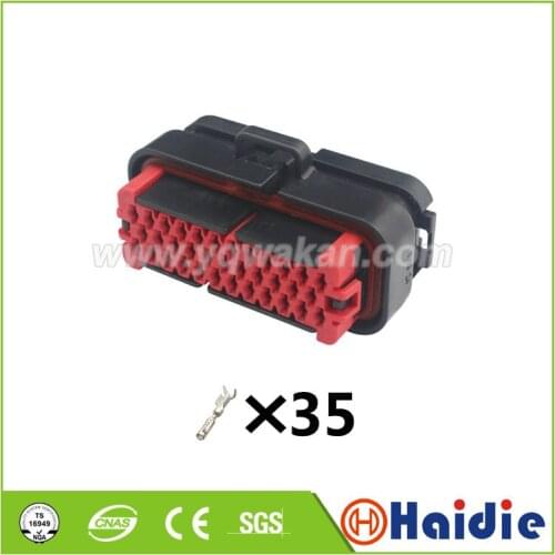 1set tyco 35pin Female of 776231-1 776163-1 ECU Flame retardant New energy auto electrical 35way cable connector