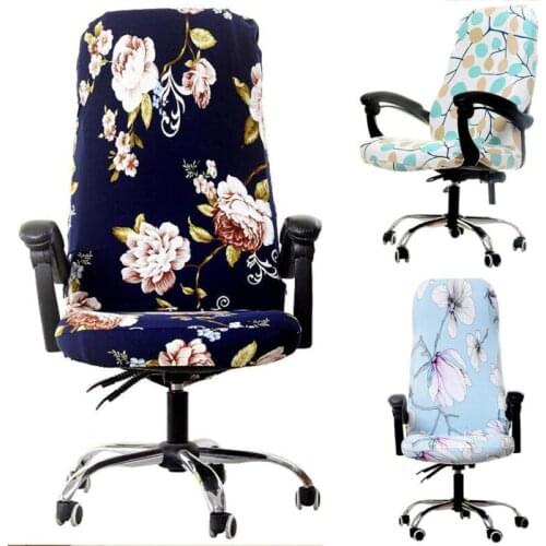 Swivel Chair Seat Cover Computer Armchair Protector Slipcover Office Chair Cover