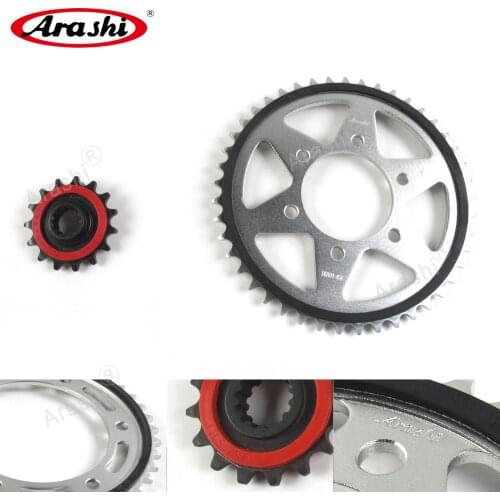 Arashi Drive Sprocket Kit For KAWASAKI Z800 / ZR800 / Z800E 2013 2014 2015 2016 Gear Chain Sprocket 520 Pitch Front 15T Rear 45T