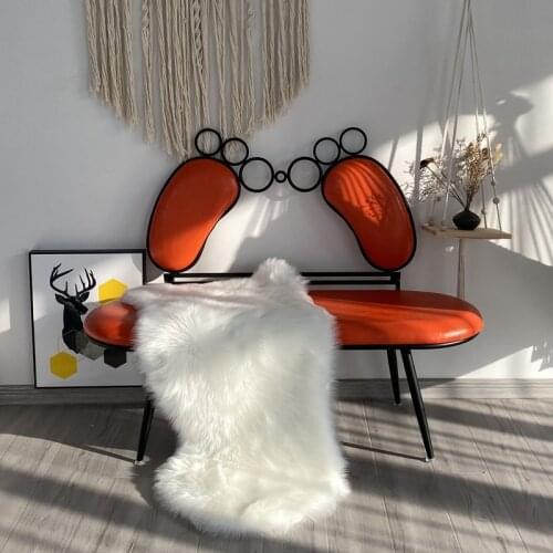 Zq Leather Sofa Clothing Store Small Sofa Simple Fashion Womens Clothing Store Pu Couch