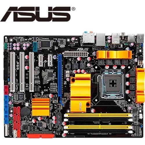 Asus P5Q Desktop Motherboard P45 Socket LGA 775 For Core 2 Duo Quad DDR2 16G ATX UEFI BIOS Original Used Mainboard On Sale