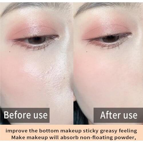 MISS ROSE Makeup Powder Conceal Blemish Oil-Control Portable Long Lasting Waterproof Face Loose Powder Cosmetic