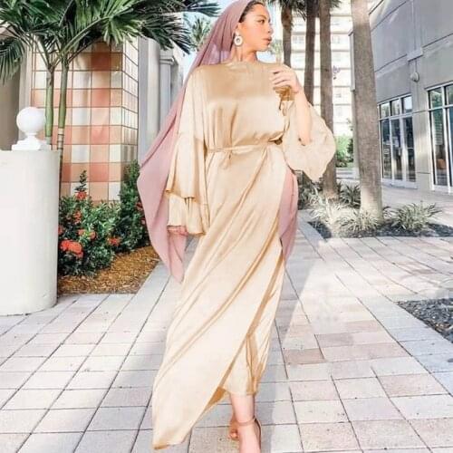 Ramadan Eid Striped Dubai Muslim Abaya Dress Turkey Hijab Jilbab Kaftan Islamic Clothing Dresses Abayas for Women Caftan Islam