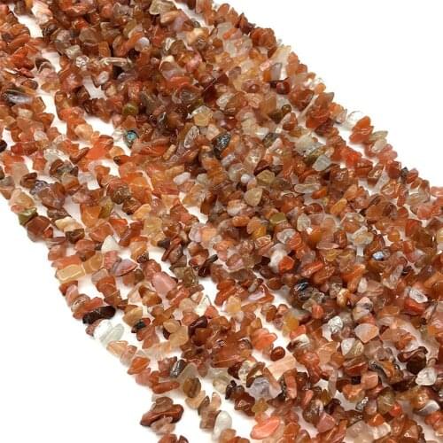 New Natural Irregular 5X8 MM Stone Loose Beads DIY 80CM