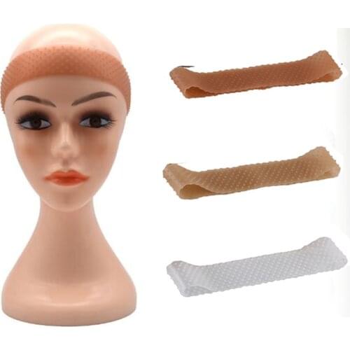 Hair Styling Non Slip Adjustable Fastener Comfort Cap Thin Wig Grip Band Elastic Salon Holder Velvet Headband Extra Accessories