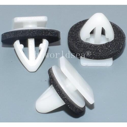 Shhworldsea 100PCS Retainer With Sealer Auto Clips And Fasteners Plastic Fasteners For Cars Automotive Plastic Retainer Trim