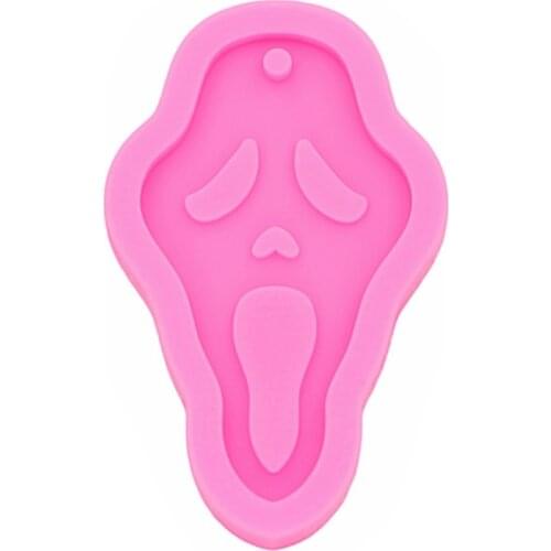 Halloween skull ghost earrings silicone mold Epoxy Resin Mold Keychain Pendant Silicone Mould DIY Crafts Jewelry Casting Tools