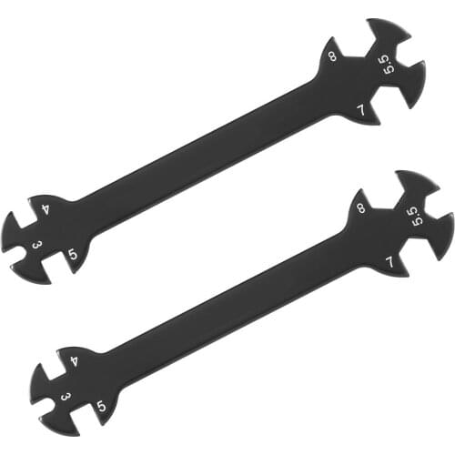 6 In 1 RC Special Tool Wrench 3/4/5/5.5/7/8MM For Turnbuckles & Nuts Rc Car Spare Parts Car Rc Model Nut Screw