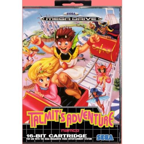 Talmits adventure 16 Bit MD Game card with Retail Box For Sega Genesis & Mega Drive