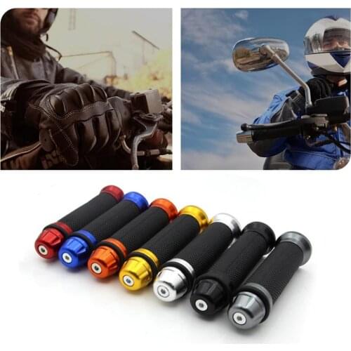 1 Pair Anti-Slip Modified Handlebar Bar Grips Bicycle Rubber Motorcycle Mountain Cycle Handle Handlebar Bar Grips Comfortable
