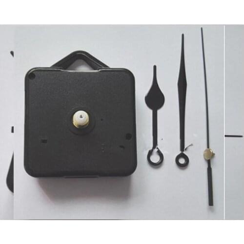 10 pieces Wall Clock Movement Mechanism with Black Hour Red Second Hands Arrows Watch Motion Repair Parts Tool Kit Clockwork