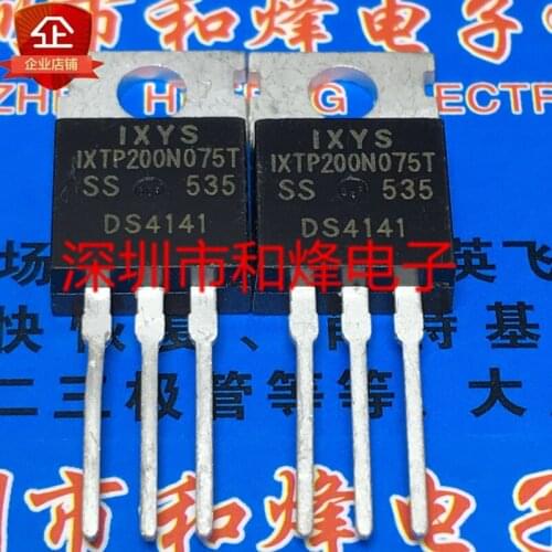 100% New&original IXTP200N075T TO-220 75V