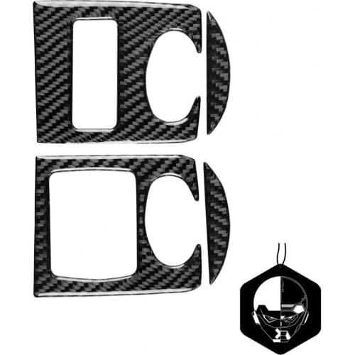 4Pcs Carbon Fiber Window Lifter Panel Cover Stickers Left-hand Drive for Audi TT 8n 8J MK123 TTRS 08-14 Car Accessories