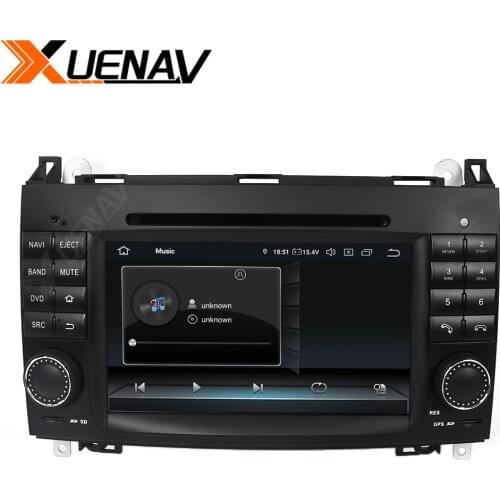 Android 2 din car radio Stereo receiver for Benz A-class B-class W245 Sprinter 2004-2013 audio multimedia player screen GPS navi