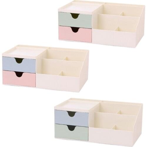 C90C Large Cosmetic Organizer Pen Pencil Holder Stationery Display Holder Bathroom Supplies Organizer Holder for Dorm Home