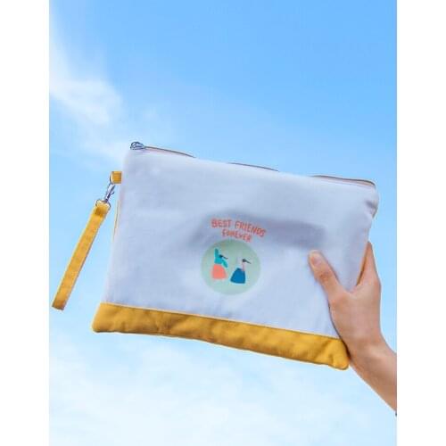 Sleeve for iPad 11inch Cartoon Pouch Simple Storage Bag Carry Bag New Style Ins Girls Pouch for iPad 9.7 10.2 10.5 inch Big