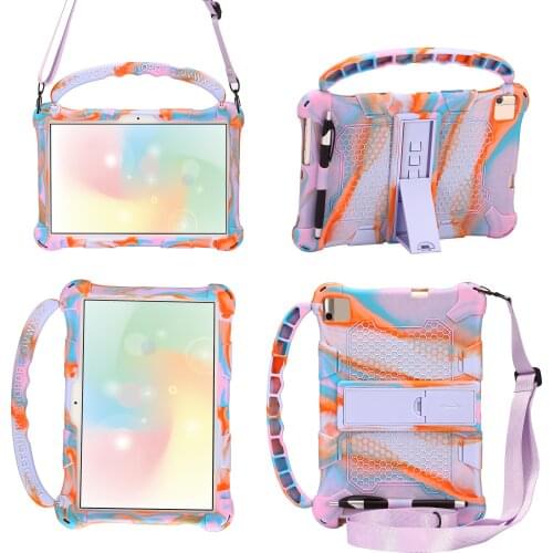 Case for Samsung Galaxy Tab S5E 2019 SM-T720 SM-T725 new released Galaxy tab S5E 10.5" tablet stand Silicone kids cover + strap