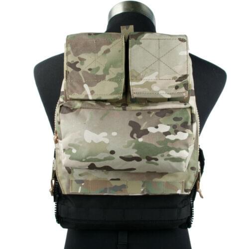 COG003 500D Nylon MC Pouch Bag Zip Panel for CPC/AVS/JPC2.0 Tactical Vest CP