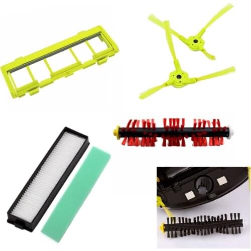Robot Vacuum Cleaner HEPA Filter Side Brushes Center Brush Cover Mop Cloth for LG Hom Bot VR6270LVM VR65710 VR6260LVM Series