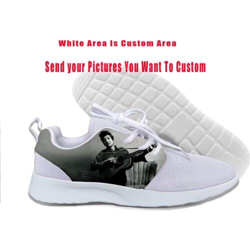 2019 Hot Cool Fashion High Quality Funny Sneakers Handiness Casual Shoes 3D Printed For Men Women Pop Rock Bob Folk Music Dylan