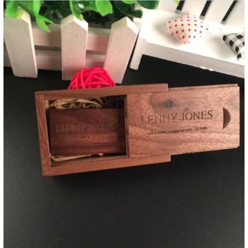 OEM ODM Personalized DIY LOGO Natural Wooden usb and Wooden box 2.0 memory flash stick pen drive (20 pcs,free logo fee)