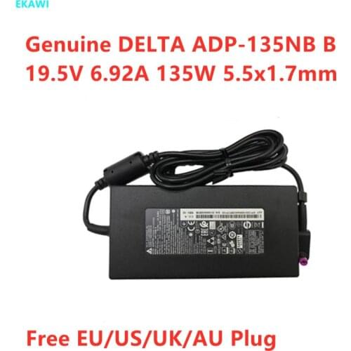 Genuine Delta ADP-135NB B 19.5V 6.92A 135W AC Adapter For CHICONY A18-135P1A ACER ASPIRE7 SERIES PA-1131-26 Power Supply Charger