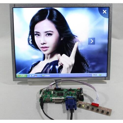 HD MI VGA DVI Audio lcd controller board NT6867615inch AC150XA01 1024x768 industrial lcd panel