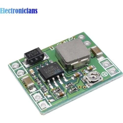 5Pcs/Lot Mini DC-DC Step Down Power Supply Module 3A 4.5-28V To 0.8-20V Adjustable Buck Converter for Arduino Replace LM2596