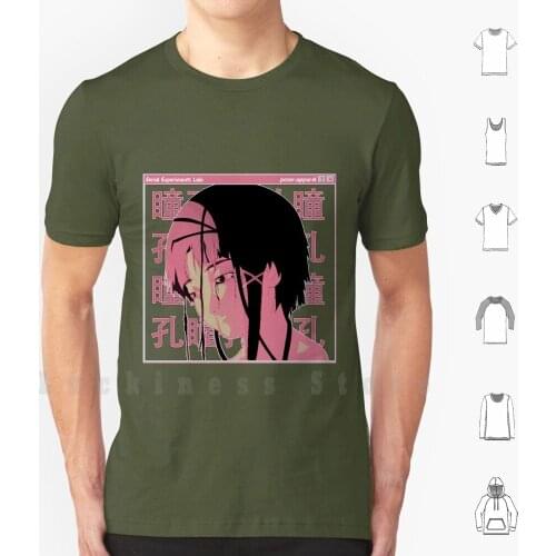 Serial Experiments Lain - Sad Japanese Anime Aesthetic T Shirt Print For Men Cotton New Cool Tee Anime Nyan Manga Sword Art